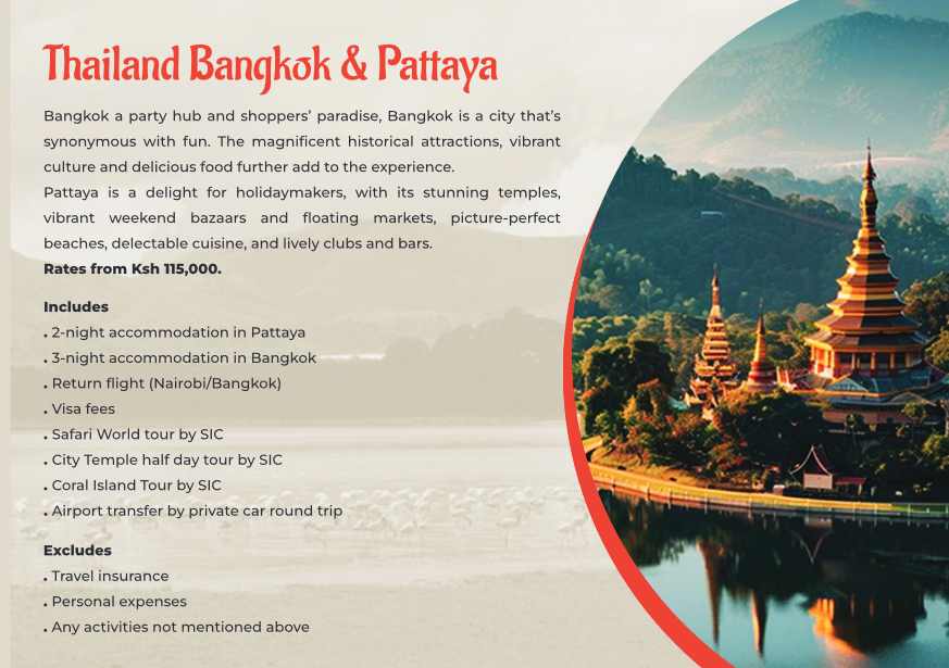 Tour Thailand Bangkok and Pattaya